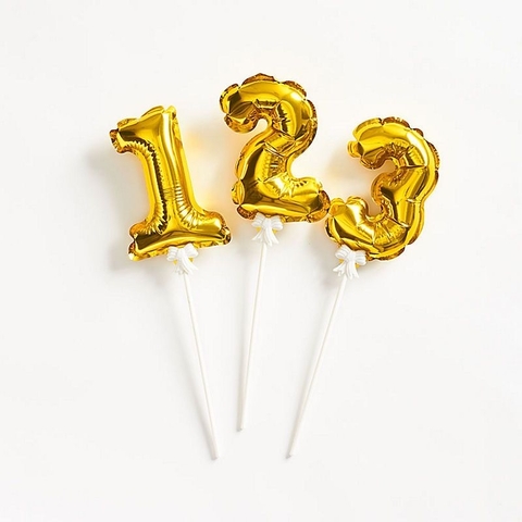 Numeros mini globo autoinflables - comprar online