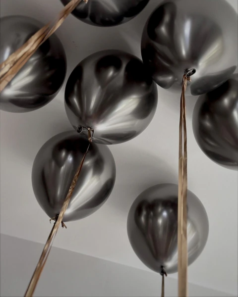 GLOBOS CHROME NEGROS X6
