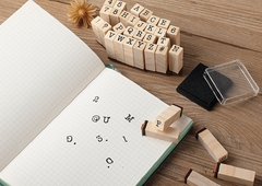 SELLO ABC Y NUMEROS MAQUINA ESCRIBIR - comprar online