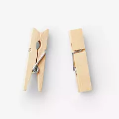 MINI BROCHES DE MADERA x25u