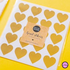 Sticker vinilo corazón x40u - Papelera avellaneda
