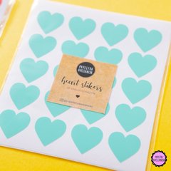 Sticker vinilo corazón x40u