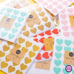 Sticker vinilo corazón x40u - comprar online