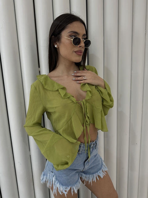 TOP FRANNIE VERDE - comprar online
