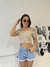 TOP MIA TEJIDO BEIGE - comprar online