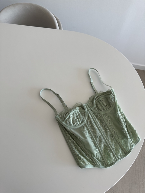 CORSET BERTHA PISTACHO - comprar online