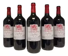 Caja x6: Vino Patero Tinto Cabarceno Dulce Natural de 1125ml