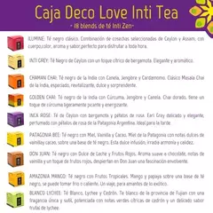 Caja Deco Té Inti Zen Collection - Tres variedades - Ideal Regalo! - comprar online