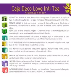 Caja Deco Té Inti Zen Collection - Tres variedades - Ideal Regalo! en internet