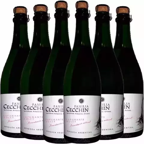6x Espumante orgánico Cecchin Moscatel - Fermentación natural