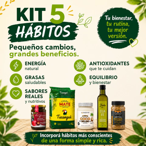 Kit 5 Hábitos para el cambio - Empezá ya!!
