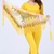 LENÇO DE CINTURA AMARELO