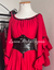 BLUSA VERMELHA COM DETALHE PRETO