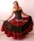 SAIA ROSA VERMELHA COM PRETO - comprar online