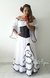 CONJUNTO MODELO ESPANHOLA COM 1 BABADO BRANCO na internet