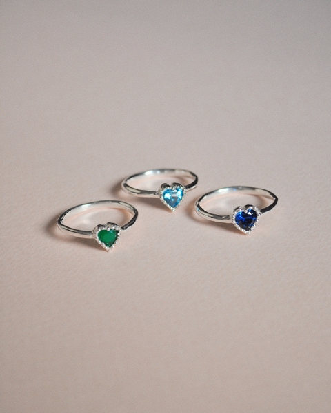 anillo corazon