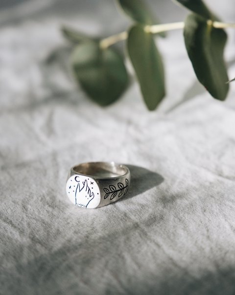 anillo mano