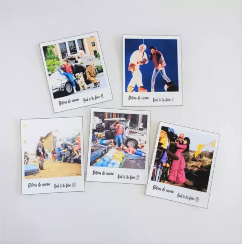 Polaroids x5 - Volver al futuro