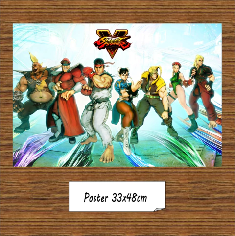 Poster x3 Street Fighter