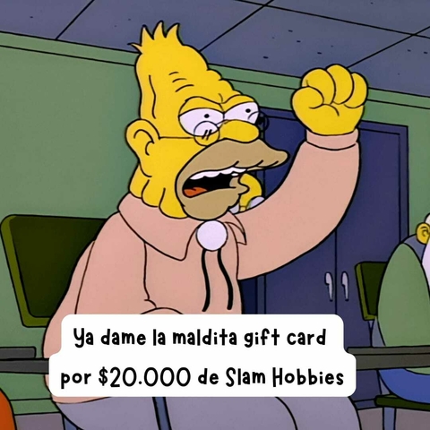 Gift Card Slam 20000 - "Pues perdoname por ser tan pobre"