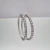 Argollas super Kate plateada 6.5cm - tienda online
