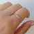Anillo B79 solitario tres cubics
