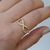 Anillo B143 infinito cz (dorado)
