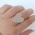 Anillo B148 corazon chato cz - comprar online