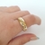 Anillo B73 luna, estrella y ojito (dorado)