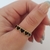 Anillo B17 corazones negros