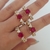 Anillo B27 Chiara fucsia