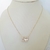 Collar two drop (dorado)