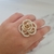 Anillo Big flower (dorado) - comprar online