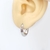 Argollitas Filomena - (plateado) - Furman Jewels