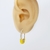 Aros clip yellow (dorado) - tienda online