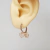 Argollitas Smile Heart rosadas - comprar online
