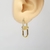 Aros medium Armonia dorados - buy online