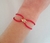 Pulsera trinity hilo rojo