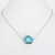 Collar Ojo Oval (plateado) - comprar online