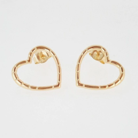 Aros Corazon Missy dorados