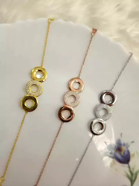 Pulsera three sisters (plateado)