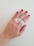 Anillo 4 letras (a pedido) - comprar online