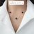 Collar Clover Triple Lapizlasuli (Plateado)