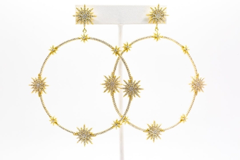 Aros Sky full of stars ( dorado) - comprar online