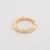 Anillo B198 Marshmello blanco (dorado)