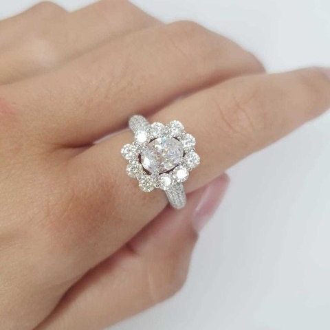 Anillo b 171 Charleston plateado