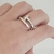 Anillo must clavo SIMPLE (plateado)