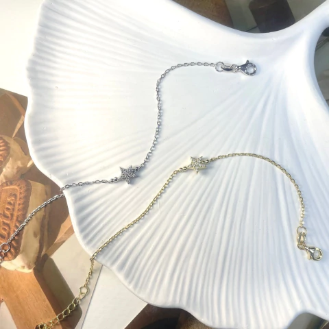 Pulsera star cz (plateada) - buy online