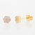 aritos mini flower dorado - buy online