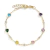 Pulsera rainbow hearts - comprar online